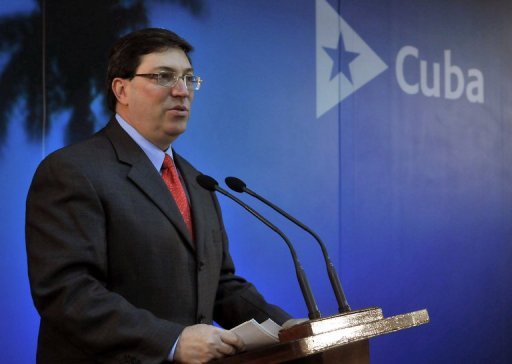 Oministro das Rela&ccedil;&otilde;es Exteriores de Cuba, Bruno Rodr&iacute;guez