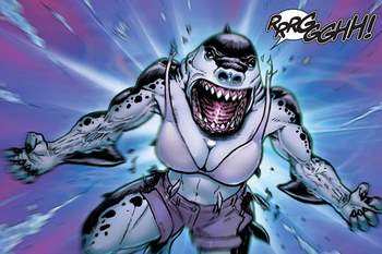 Garota-Tubarão, a X-Men pernambucana. Foto: Marvel/ Reprodução