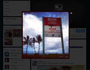 Postagem de Axl Rose no Instagram. Foto: Reprodução