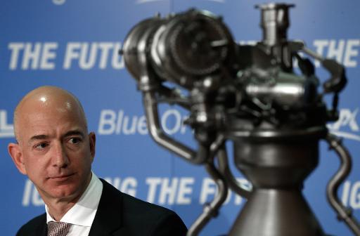 O fundador da Amazon e da Blue Origin, Jeff Bezos. Foto: Getty/AFP Win Mcnamee/Getty/AFP Win Mcnamee