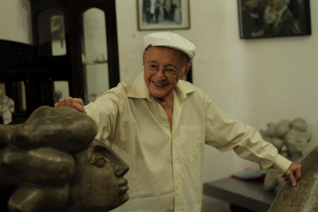 Artista comentou seu estilo peculiar de arte. Crédito: Allan Torres/Esp.DP/D.A.Press () Artista comentou seu estilo peculiar de arte. Crédito: Allan Torres/Esp.DP/D.A.Press/