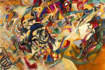 "Composição VII", de Wassily Kandinsky. Crédito: Wikipédia/Reprodução