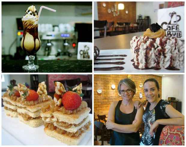 Cafés, bolos, doces... Solange e Georgia têm a preocupação de produzir tudo que é vendido na casa/