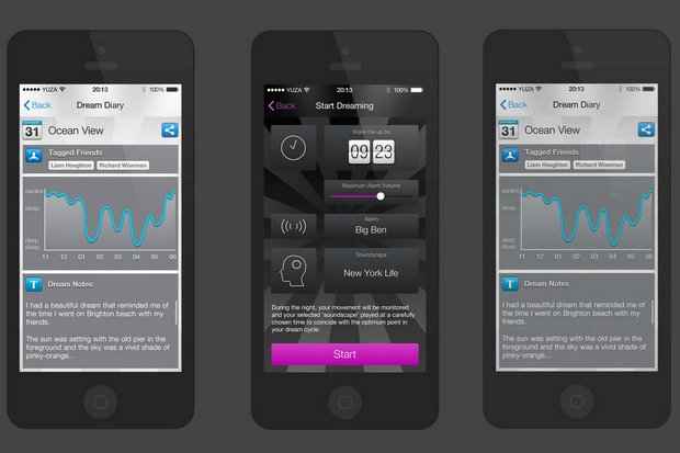 Aplicativo Dream:ON oferece várias opções de sons para influenciar sonhos. Foto: Reprodução de Tela