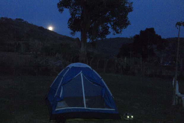 Acampamentos podem ser uma aventura romântica. Foto: Arquivo Pessoal