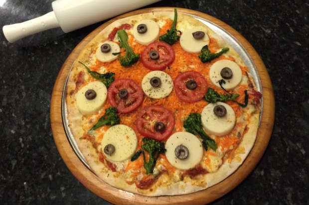 A Pizza Vegetariana é uma das opções oferecidas no Bar e Restaurante Portal da Picanha. Foto: Mirella Monteiro/Esp.DP/D.A Pres() A Pizza Vegetariana é uma das opções oferecidas no Bar e Restaurante Portal da Picanha. Foto: Mirella Monteiro/Esp.DP/D.A Pres/