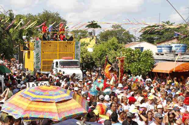Bloco Cabe&ccedil;a de Touro, na Iputinga, &eacute; uma das alternativas na semana pr&eacute;-carnaval. Foto: Paulo Paiva/DP/D.A Press/