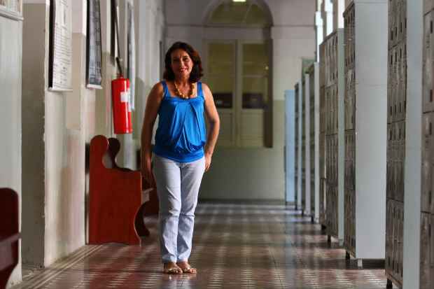 Socorro Lopes estudou no GP na d&eacute;cada de 1970 e hoje &eacute; professora. Foto: Paulo Paiva/DP/D.A.Press/Paulo Paiva/DP/D.A.Press