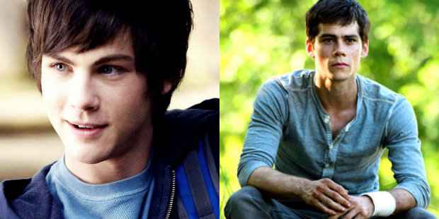 Logan Lerman e Dylan O'Brien disputam papel do "cabeça de teia". Crédito: Paris Filmes/Divulgação; Fox Filmes/Divulgação() Logan Lerman e Dylan O'Brien disputam papel do "cabeça de teia". Crédito: Paris Filmes/Divulgação; Fox Filmes/Divulgação/