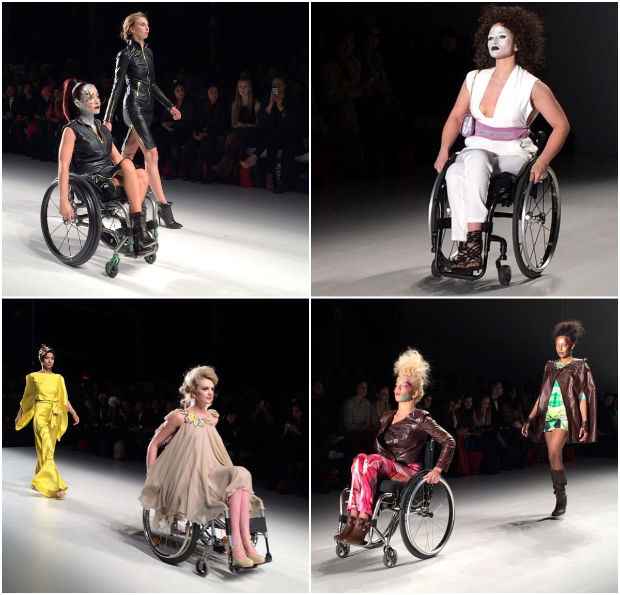 Made in Italy trouxe modelos com membros amputados e necessidades especiais ao NYFW. Foto: Instagram/@AsianInNY/Reprodução