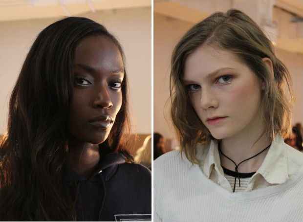 Cerca de mil cristais foram usados nos bastidores dos desfiles. Foto: mbfashionweek.com/new-york/Reprodução