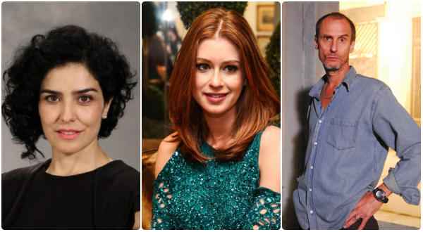 Letícia Sabatella, Marina Ruy Barbosa e Aramis Trindade estão entre os atores do elenco - Fotos: TV Globo e Manuela Scarpa/Divulgação