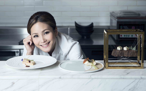Vicky Lau, de 34 anos, cria receitas históricas, cujo enredo leva à descoberta de novas sensações. Foto: Tate Dinning Room/Divulgação