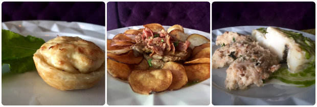Pastel de nata de bacalhau, Lombo de Bacalhau e bife à portuguesa fazem parte do menu especial. Foto: Paloma Amorim/Divulgação() Pastel de nata de bacalhau, Lombo de Bacalhau e bife à portuguesa fazem parte do menu especial. Foto: Paloma Amorim/Divulgação/