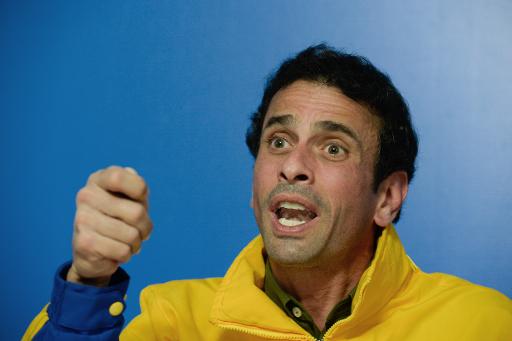 O líder opositor venezuelano Henrique Capriles. Foto: AFP FEDERICO PARRA() O líder opositor venezuelano Henrique Capriles. Foto: AFP FEDERICO PARRA/