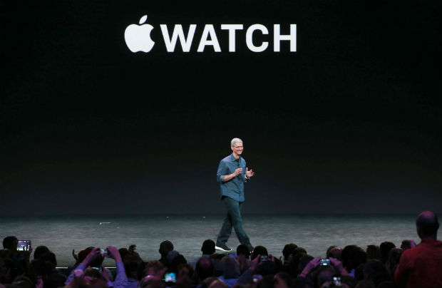 O Apple Watch é a maior aposta da Apple em anos. Foto: Justin Sullivan/Getty Images/AFP