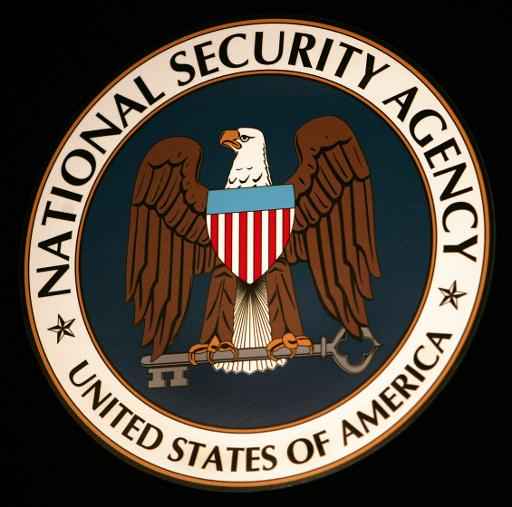 Logo da Agência Nacional de Segurança (NSA, sigla em inglês) na sede em Maryland. Foto: AFP/Arquivos PAUL J. RICHARDS() Logo da Agência Nacional de Segurança (NSA, sigla em inglês) na sede em Maryland. Foto: AFP/Arquivos PAUL J. RICHARDS/