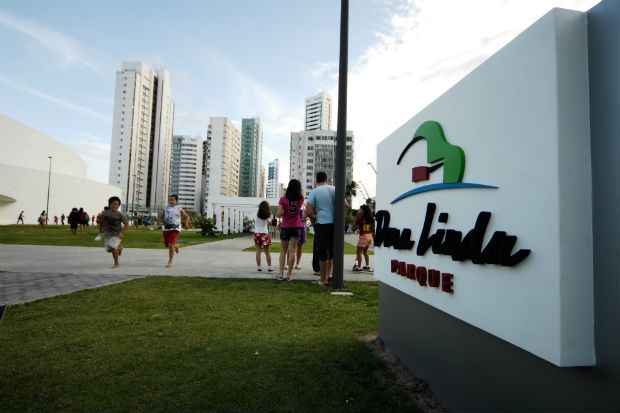 Parque Dona Lindu foi inaugurado há cinco anos. Foto: Bernardo Dantas/DP/D.A.Press.
