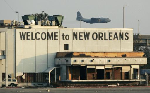 O aeroporto de Lakefront, em Nova Orleans. Foto: POOL/AFP/Arquivos Brian Snyder() O aeroporto de Lakefront, em Nova Orleans. Foto: POOL/AFP/Arquivos Brian Snyder/