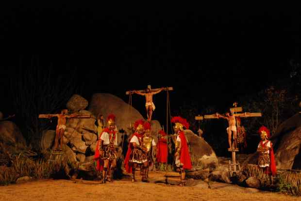 Paixão de Cristo de Nova Jerusalém possui o maior teatro ao ar livre do mundo. Foto: Alexandre Gondim/DP/DA Press/