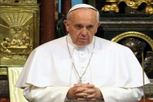 O papa Francisco, no dia 21 de março de 2015, no Vaticano/Carlo Hermann/AFP
