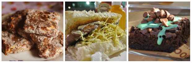 Palha Italiana, Cachorro-quente e Brownie estarão disponíveis, cada um em vários sabores. Foto: Facebook/ Reprodução/