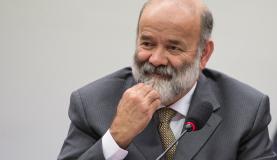 O tesoureiro do PT, João Vaccari Neto, presta depoimento na CPI da Petrobrás, na Câmara dos Deputados. Foto: Marcelo Camargo/Agência Brasil/