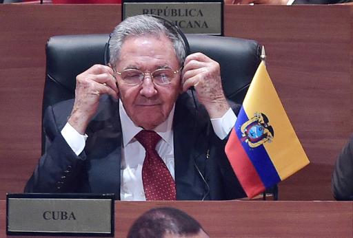 Raúl Castro durante a cerimônia de abertura da Cúpula das Américas - Foto: AFP Mandel Ngan