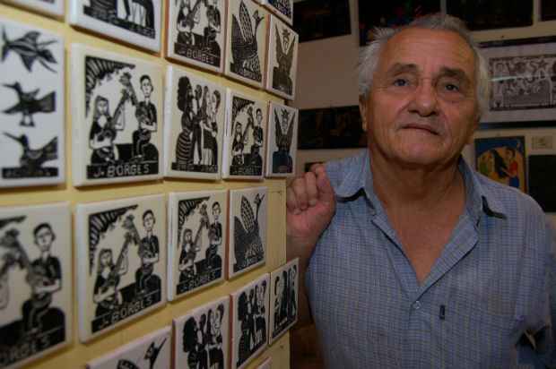 Jota Borges trabalhou em parceria com Galeano durante três anos. Foto: Inês Campelo/DP/DA Press