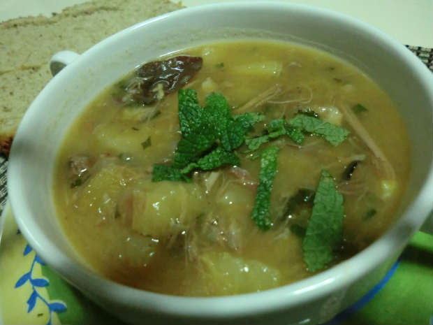 Sopa de macaxeira promete fazer sucesso. Foto: Delícias da Prazeres/ Divulgação