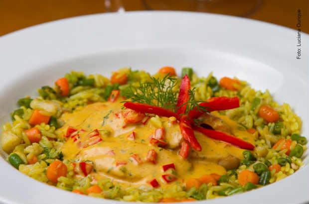 File Ave Taj Mahal é opção no Giardino Caffe. Foto: Luciana Ourique/ Divulgação