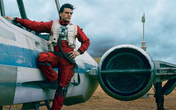 Oscar Isaac interpreta o piloto Poe Dameron no filme. Crédito: Vanity Fair/Reprodução/