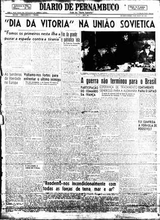 "Rendemo-nos incondicionalmente com todas as forças de terra, mar e ar", a rendição noticiada pelo Diario. (Foto: Arquivo DP/D.A Press)