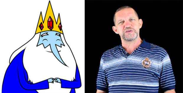 Rei Gelado é dublado no Brasil por Jorge Vasconcelos. Crédito: Cidadão Kelmer/Divulgação() Rei Gelado é dublado no Brasil por Jorge Vasconcelos. Crédito: Cidadão Kelmer/Divulgação/