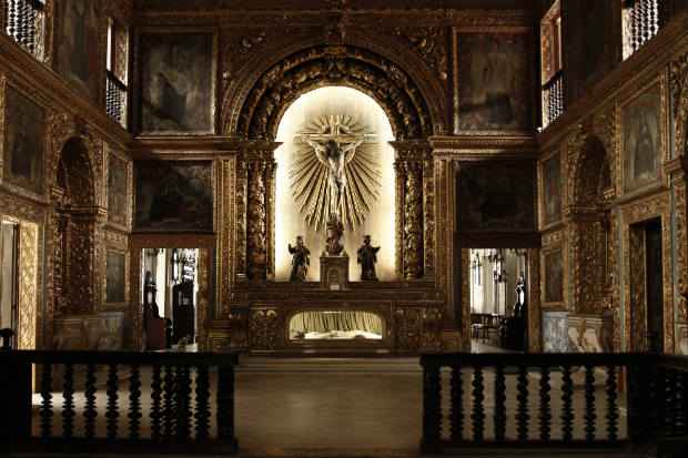 Capela Dourada é o templo católico mais visitado pelo Recife Sagrado. Foto: Blenda Souto Maior/DP/DA Press/
