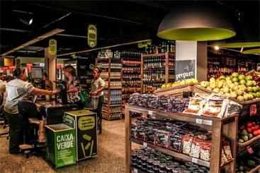 A loja é inspirada num conceito europeu. Foto: Raquel Melo/Divulgação