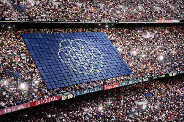 Essa foto representa como seria uma competição interplanetária. Foto: The International Flag of Planet Earth/Divulgação