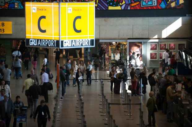 Aeroporto de Guarulhos era a base da quadrilha. (Foto: Marcelo Camargo/Ag&ecirc;ncia Brasil)