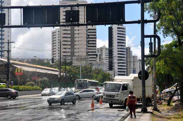 Trecho próximo à lanchonete McDonald