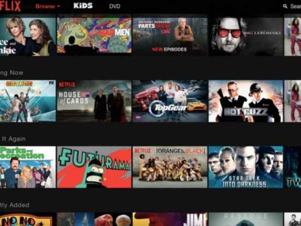 Novo layout dará adeus ao modelo carrossel. Crédito: Netflix/Reprodução/