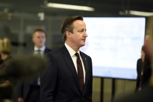 O premier britânico, David Cameron. Foto:ALAIN JOCARD/ AFP