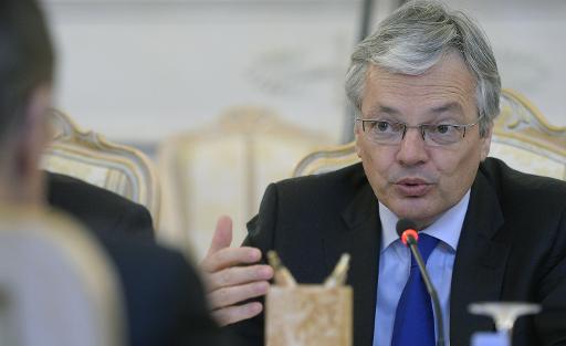 O chanceler belga, Didier Reynders (de frente), reúne-se com o colega russo em Moscou - Foto: © AFP Alexander Nemenov/O chanceler belga, Didier Reynders (de frente), reúne-se com o colega russo em Moscou - Foto: © AFP Alexander Nemenov O chanceler belga, Didier Reynders (de frente), reúne-se com o colega russo em Moscou - Foto: © AFP Alexander Nemenov/O chanceler belga, Didier Reynders (de frente), reúne-se com o colega russo em Moscou - Foto: © AFP Alexander Nemenov
