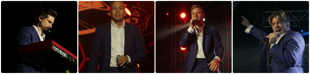 Kevin, Howie D, Brian e Nick. Fotos: Larissa Nunes/divulgação