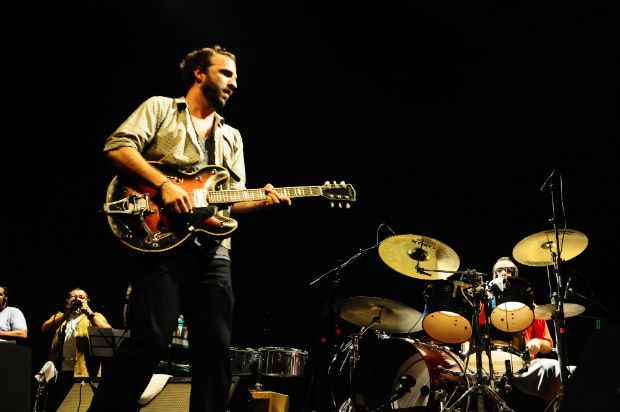 Marcelo Camelo durante show do Los Hermanos no Recife, em 2012. Foto: Nando Chiapetta/DP/D.A Press/