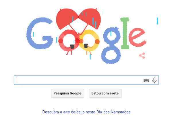 Um dos doodles quer os casais se amando até debaixo d