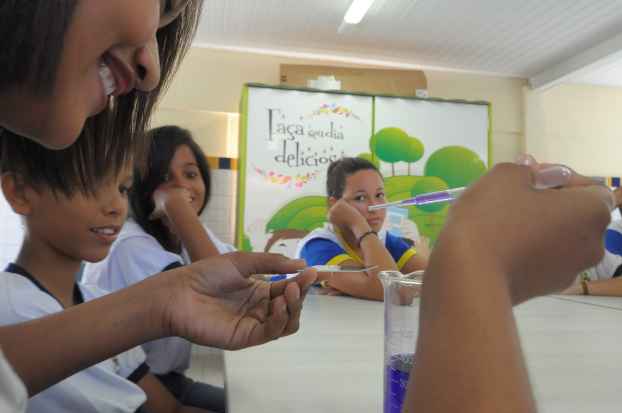 Escola Dom Bosco, em Jardim S&atilde;o Paulo, &eacute; exemplo na rede municipal do Recife. Foto: Jo&atilde;o Velozo/Esp.DP/D.A.Press./