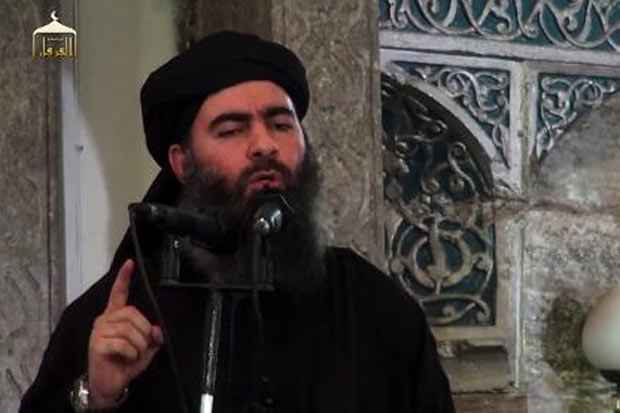 V&iacute;deo de propaganda mostra o l&iacute;der do EI, Abu Bakr al-Baghdadi. Foto: Al-Furqan Media/AFP/Reprodu&ccedil;&atilde;o/