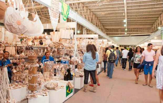 O Salão do Artesanato é opção para quem quer fugir um pouco da festa. Foto: Prefeitura de Campina Grande/Divulgação