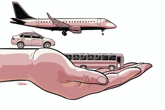 Qual meio de transporte combina mais com a sua viagem? Foto: Quinho/Divulgação/