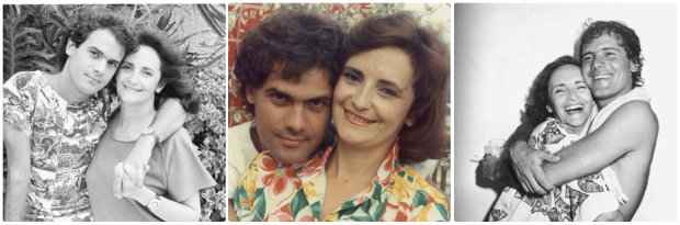 Com a mãe, Lucinha Araújo, parceira até o fim da vida. Foto: Acervo pessoa/Reprodução